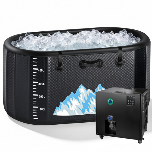 Inflatable Cold Plunge Tub with Chiller, 248 Gallon
