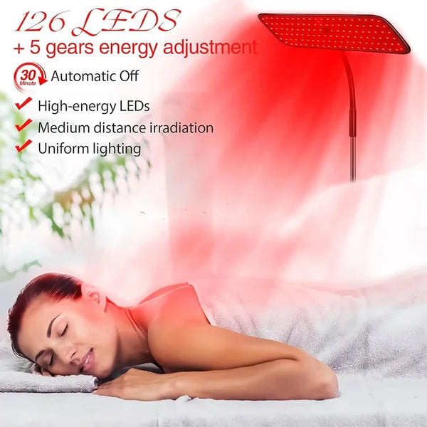 Red Light Therapy Panel with Stand – 660nm & 850nm