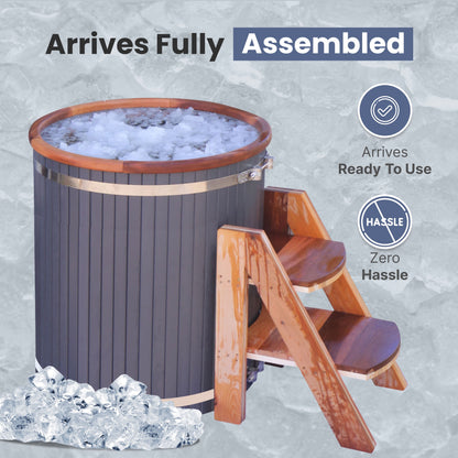 Cold Therapy 1 Person Ice Bath 118 Gallon Cold Plunge 37.5" X 33.25" — product view 3