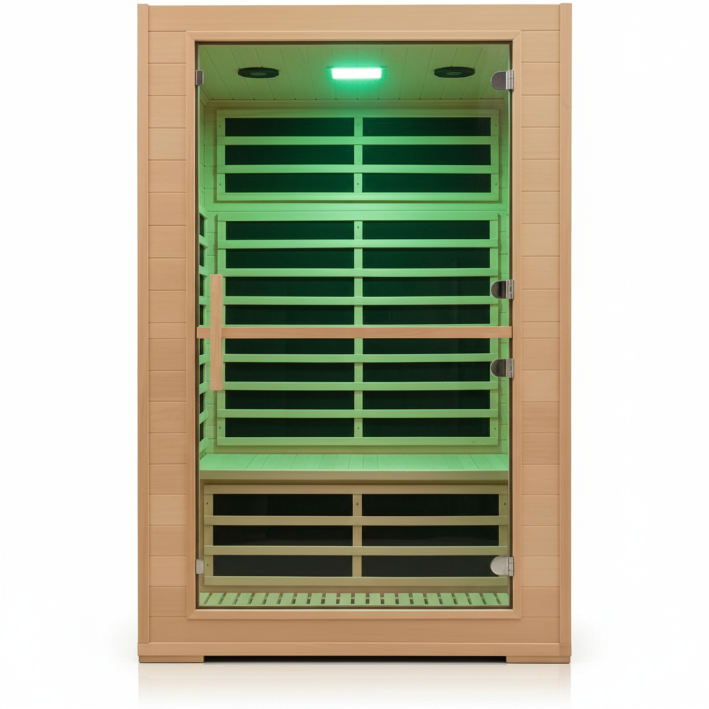 2-Person Far Infrared Sauna – Canadian Hemlock, App Control