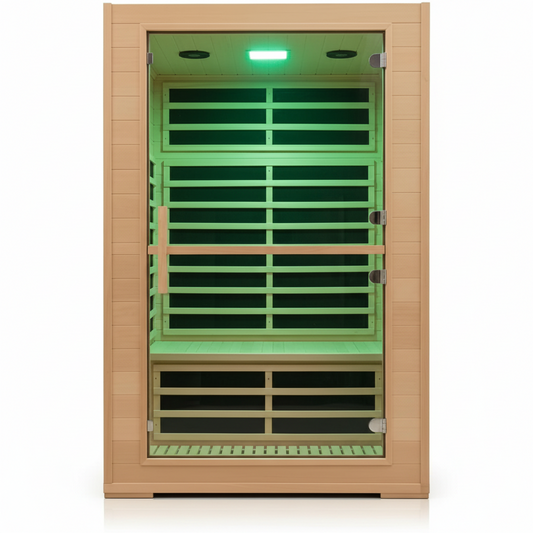 2-Person Far Infrared Sauna – Canadian Hemlock, App Control