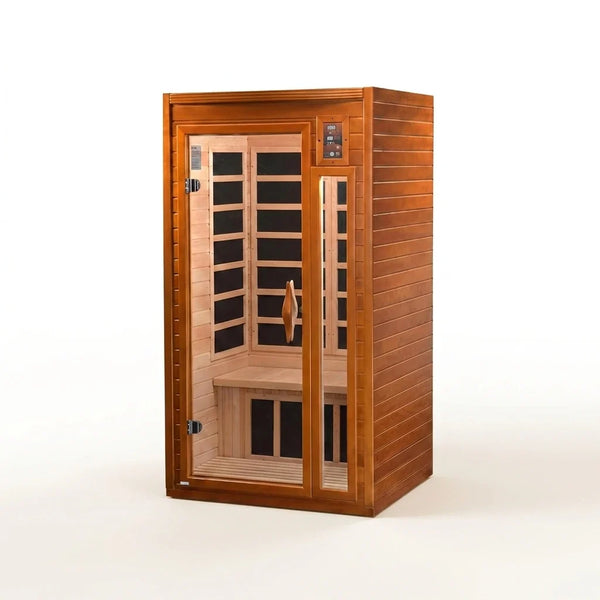 Barcelona 1 to 2 Person Low EMF FAR Infrared Home Sauna — Studio Shot